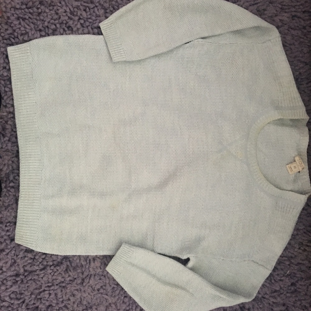 Light blue j crew sweater